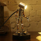 Vintage Steampunk Robot Desk Lamp