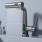 Pulling lifting digital display faucet