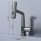 Pulling lifting digital display faucet