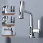 Pulling lifting digital display faucet