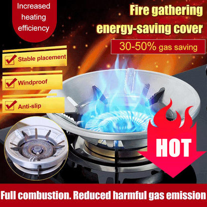 Home Gas Stove Fire Gathering Energy-saving Cover