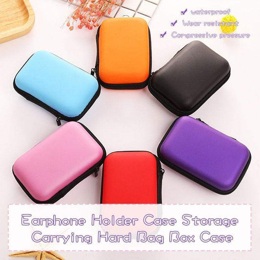 Earphone Holder Case Storage Carrying Hard Bag Box Case