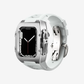 Fluoroelastomer Band Titanium Case Retrofit Kit For Apple Watch