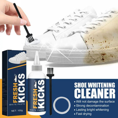 Shoe brightening cleaner