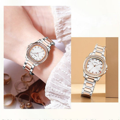 Premium Gift🎁 French style diamond square watch for women