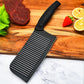 Black strip 3pcs stainless steel knife set