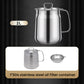 Multi-Function Large Capacity Stainless Steel Oil Filter Container